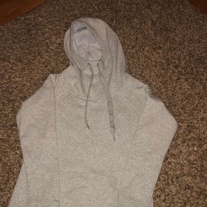 Neck fold-over sweatshirt!